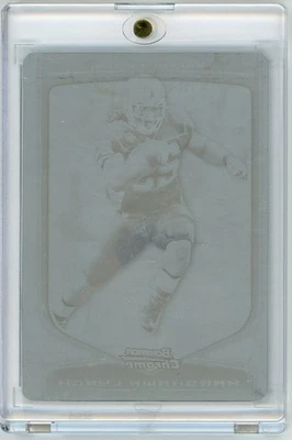 Marshawn Lynch 2009 Topps Bowman Chrome Black Printing Plate 1/1 #44 - Image 1 of 2