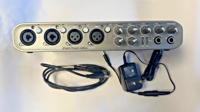 M-Audio Fast Track Ultra UNTESTED 8X8 XLR, TRS, S/PDIF MIDI USB2 Audio Interface - Image 1 of 4