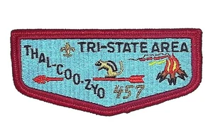 Thal-Coo-Zyo Lodge 457 Tri-State Area WV S19 Vigil 1991 Mrg2014 Flap MAR Bdr - Picture 1 of 2