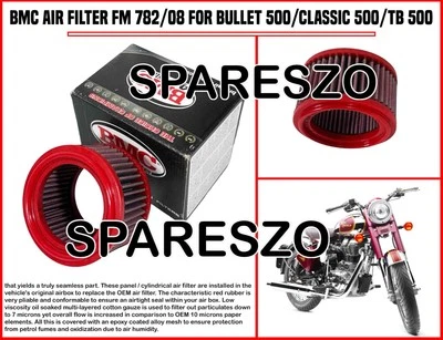 BMC 空气过滤器 FM 782/08 适用于皇家 ENFIELD 子弹 500 & 经典 500/TB 500 — 第 1/4 张图片