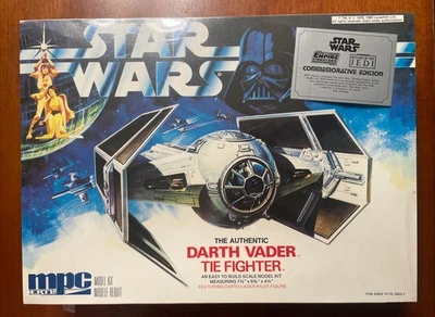 The Authentic Darth Vader Tie Fighter - MPC/ERTL Unassembled kit#8916 - NIB - Image 1 of 4