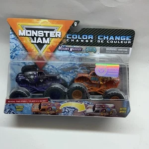 Monster Jam Color Chance “Mohawk Warrior vs Jester” Reveal Steel 2020 en muy buen estado, ¡nuevo! - Imagen 1 de 15