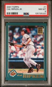🔥 PSA 8!! 2001 Topps - CAL RIPKEN #1 - Picture 1 of 2