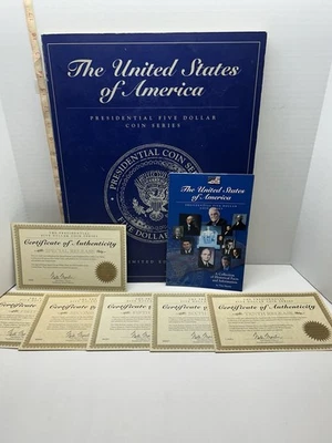 Presidential Five Dollar Coin Series 41 Coins Limited Edition Uncirculated - Image 1 of 4