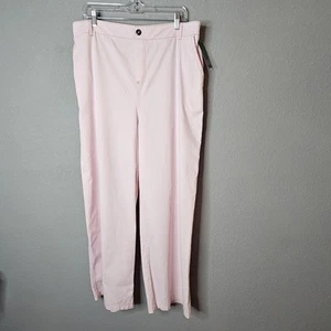 Wild Fable Wide Leg Pink Pants Womens XL High Waist Pastel Academia Soft Girl - Picture 1 of 10