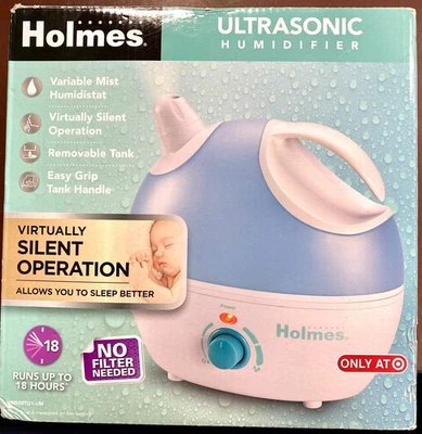 NEW Holmes HM500TG1-UM Ultrasonic Humidifier Silent w/Removable Tank Easy Grip - Image 1 of 3