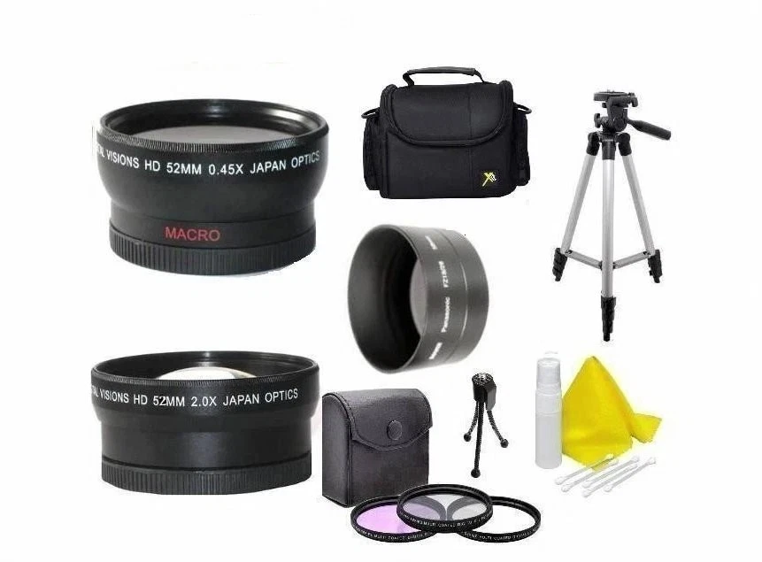 Paquetes de accesorios para Panasonic Lumix DMC-FZ18 DMC-FZ28 DMC-FZ35 DMC-FZ38 Foto 1 de 4