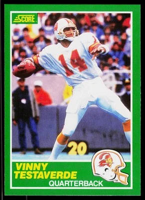 Vinny Testaverde, 1989 Score, #224, Tampa Bay Buccaneers - Image 1 of 2