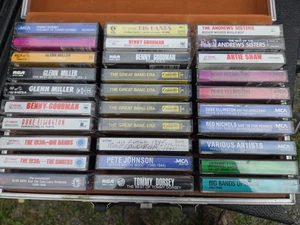Big band Cassette Tapes Lot Ellington, sure Goodman, Miller.Andrews johnson - Picture 1 of 7