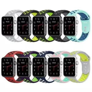 Waloo Breathable Sport Replacement Band For All Apple Watch Series - Picture 1 of 50