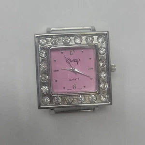 Pink Swap Watch Face By Beehive Create-a-watch Accepts Up To 16mm Pass Thru Band - Picture 1 of 13