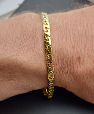 Bracelet en or Jaune 18 CT 750 Pleine (Solide) De KARISMA Fabriqué En Italie 56