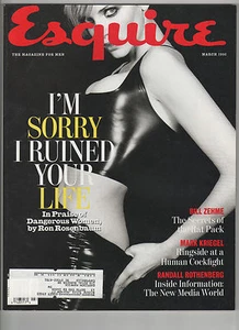 Esquire Magazine March 1996 Dangerous Women Rare cover Rosenbaum sexy - Picture 1 of 1