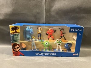 Disney Pixar collector's 9-pack figure set Woody Buzz Sulley Nemo NEW(GS) Mattel - Picture 1 of 6