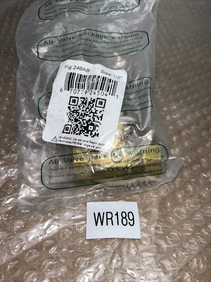 Válvula de retenção RWV 1/2 polegada latão IPS rosca balanço, saco selado 200 WOG + garantia - Imagem 1 de 4