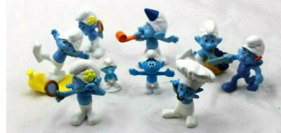 9 figuras de los Pitufos 2013 McDonald's Happy Meal Toys Peyo Foto 1 de 4