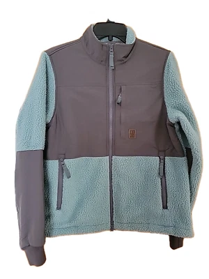 Chaqueta de Vellón Subalpino TOPO DESIGNS Cremallera Completa Azul Pizarra/Carbón Talla M Nueva con Etiquetas Foto 1 de 4