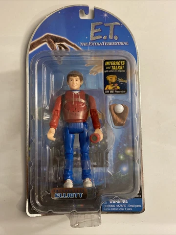 E.T. The Extra Terrestrial Elliott Exclusive Interactive Action Figure New Cover