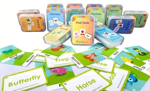 Children Early Learning educational Flash Cards Toys Alphabet Shapes Colors Jobs - Picture 1 of 21