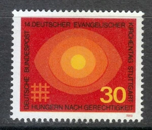Germany 1969 MNH Mi 595 Sc 1004 German Protestants/Evangelical Synod/Religion ** - Picture 1 of 1
