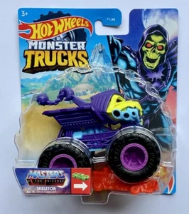 Hot Wheels Monster Trucks SKELETOR con auto schiacciabile raro!! - Foto 1 di 1