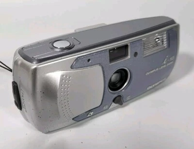 Olympus I-10 Camera Vintage Retro Film Photography Silver New Battery - Image 1 of 4