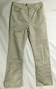 Girls Boot Cut Pants Relaxed Fit Beige FADED GLORY Girls Size 14 - Picture 1 of 3