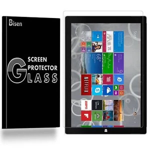 2-PACK BISEN Tempered Glass Screen Protector Armor For Microsoft Surface Pro 4 - Picture 1 of 7