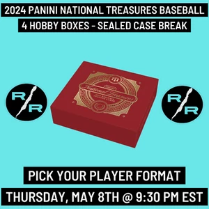 GOOSE GOSLIN - 2024 National Treasures Baseball 4 Hobby Box 1 Case Break - Picture 1 of 1