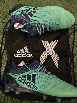 Men’s Adidas X 17.1 FG 'Deadly Strike Pack' Cleats CP9157. Size 9 Leather - Image 1 of 4