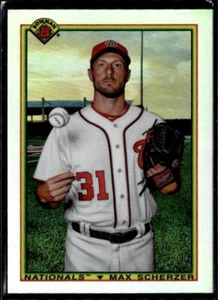 2020 Bowman #90B-MS Max Scherzer 1990 Bowman - Picture 1 of 2