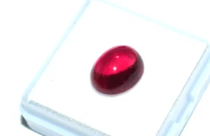 Natural Loose Gemstone Ruby Natural 4.75 Ct Ruby Cabochon Cut Red Gemstone - Picture 1 of 4