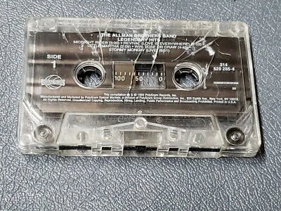 The Allman Brothers Band "Legendary Hits" Cassette Released 1994  - Image 1 of 4