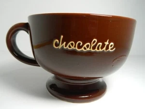 Taza de chocolate Real Home 32 oz taza grande con patas marrones para cacao, café, té - Imagen 1 de 5