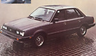 1984 Subaru GL-10 Sedan grey Vintage print ad ready to frame and display