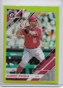 Donruss Optic 2019 verde lima #193 Albert Pujols Angels 0106 - Imagen 1 de 2