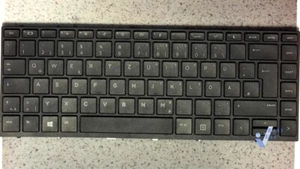 HP Ersatzteil deutsche Tastatur f. HP Probook 430 G5 spare # L01072-041 - Bild 1 von 2