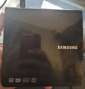 Genuine Samsung SE-208 Slim Portable DVD Writer - External, USB cable - Afbeelding 1 van 2