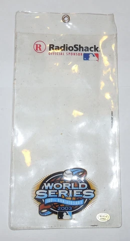 2003 MLB World Series Ticket Holder Marlins Yankees Cover