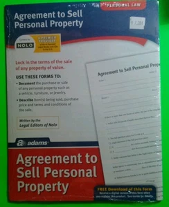 Personal Law, agreement to sell personal property  - Picture 1 of 2