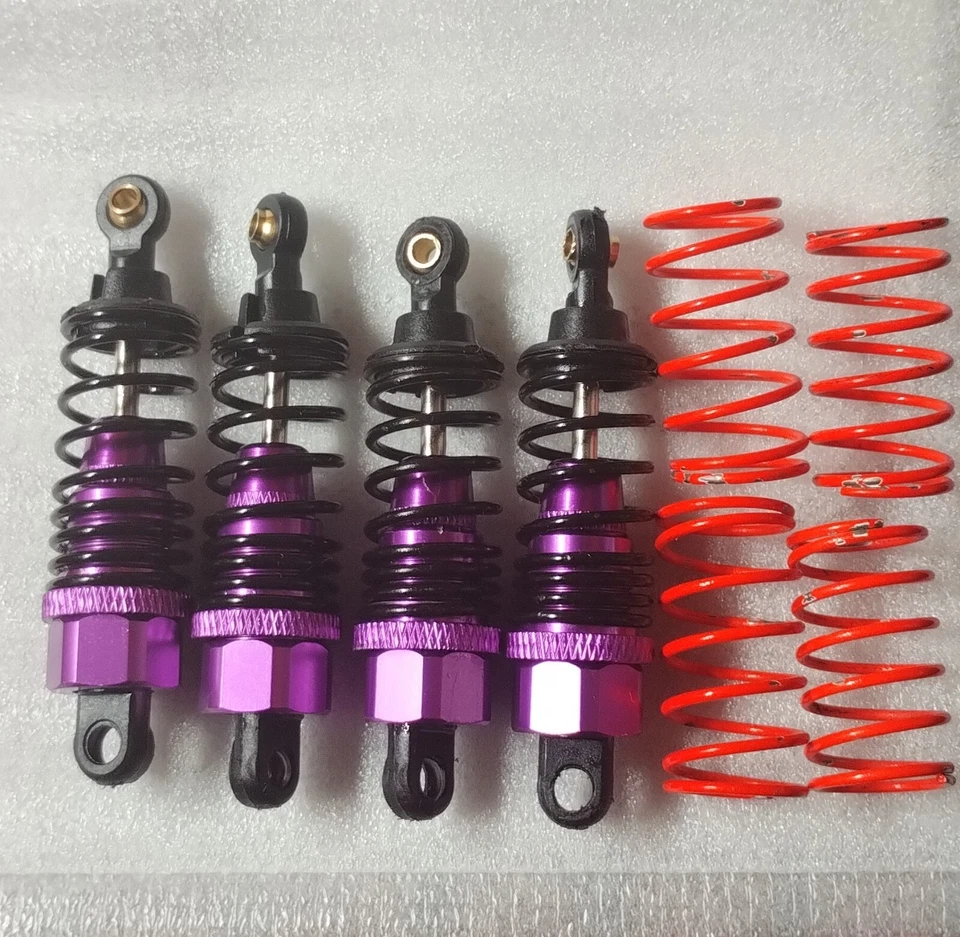 4Pz Ammortizzatori ad Olio in metallo per automodelli in scala 1/10 - Immagine 1 di 1