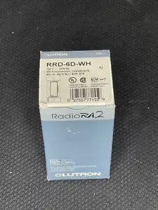 Lutron Radio RA2 Remote Dimmer SwitchRRD-6D-WH GREAT!! - Picture 1 of 3