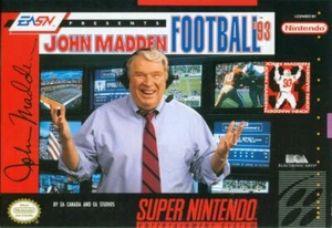 John Madden fútbol americano 93 SNES estado de funcionamiento envío rápido - Imagen 1 de 1