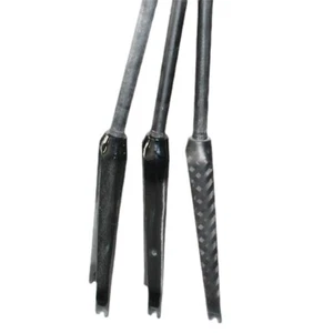 Horquilla rígida para bicicleta 700C freno C fibra de carbono completa bicicleta de carretera horquilla de carreras 1-1/8 pulgadas - Imagen 1 de 5