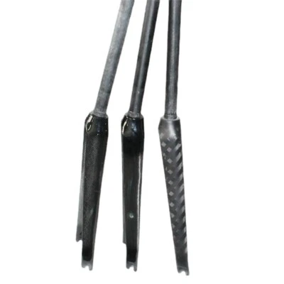 700C Bicycle Rigid Fork C Brake Full Carbon Fiber Road Bike Racing Fork 1-1/8 In - Image 1 of 4
