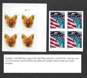 Franqueo de Estados Unidos 40 y 39 céntimos en grandes cantidades.  Total Face $158,00 - Imagen 1 de 1