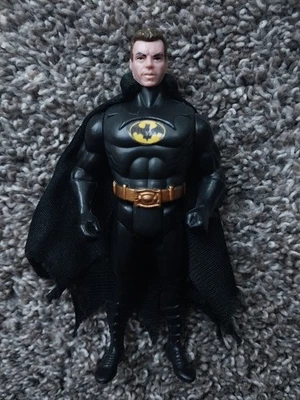 Custom Bruce Wayne Batman 1989 Vintage Kenner Keaton Interchangeable heads - Image 1 of 4