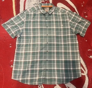 5.11 Tactical Snap-Front Shirt Mens X Large Green Plaid Short Sleeve Casual - Picture 1 of 7