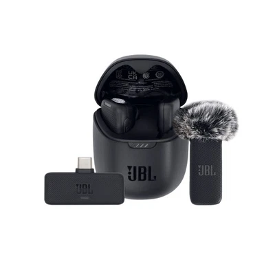 JBL Quantum Stream Wireless Clip-On Microphone System for USB-C Devices (2.4 GHz - Image 1 of 4
