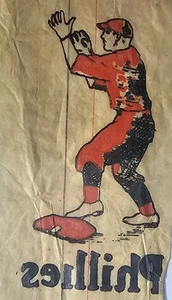 Jitterprint Antique Iron On Transfer Decal 1930s Philadelphia Phillies Baseball - Picture 1 of 3